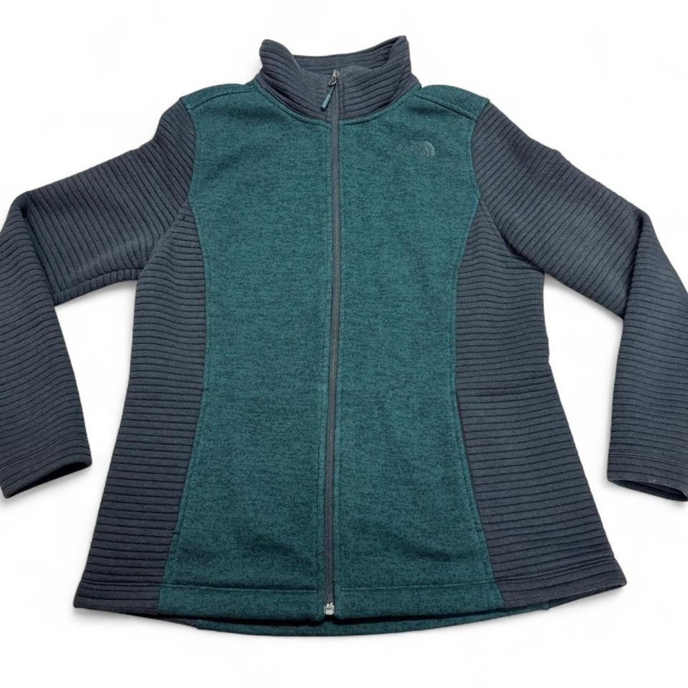 The‎ North Face Green Zip Fleece Jacket Women's Large Outdoors